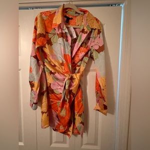 Forever 21 retro wrap dress